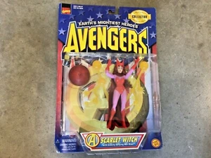 1997 ToyBiz Avengers Scarlet Witch action figure, new on card, Free Shipping - Picture 1 of 1