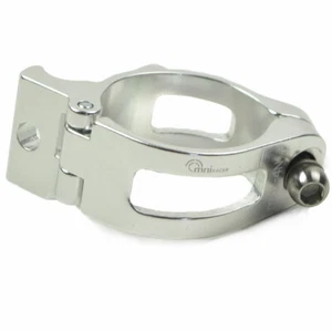 OMNI Racer Worlds Lightest Front Derailleur Adapter Dura Ace Ultegra 28.6mm SILV - Picture 1 of 4