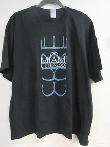 THE CURE OFFICIAL MERCH MIAMI ULTRA TOUR BAND CONCERT MUSIC T-SHIRT 3XL / XXXL - Picture 1 of 5