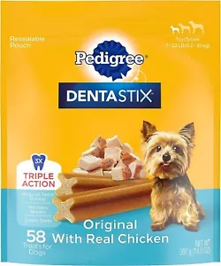 Pedigree Dentastix Small Breed Dog Treats 14 Oz Dental Care Original Flavor - Picture 1 of 9