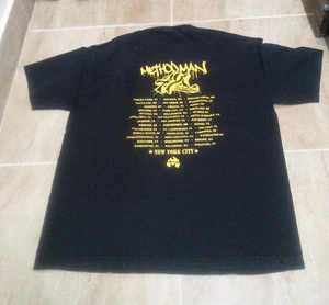 Maglietta Vintage 2006 Method Man 421 Day After Tour Wu Tang Clan Rap Tee Nera XL - Foto 1 di 7
