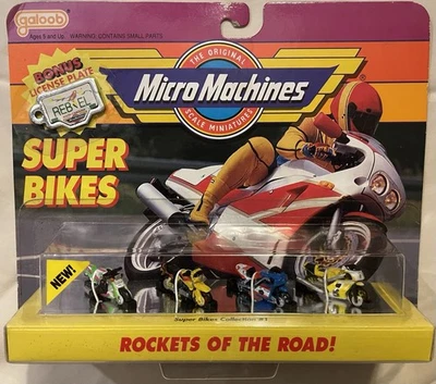Micromachines super bikes collection #1 rockets of the road 1st edition galoob  - Image 1 of 3