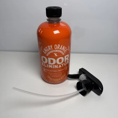 ANGRY ORANGE Eliminador de Olores para Mascotas para Orina de Perro y Gato, Alfombra 24oz, Naranja  Foto 1 de 4