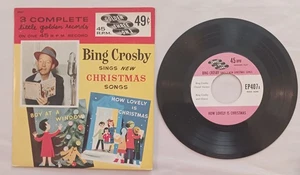 Bing Crosby Sings New Christmas Songs How Lovely Is Christmas Boy At A Window PS - Picture 1 of 5