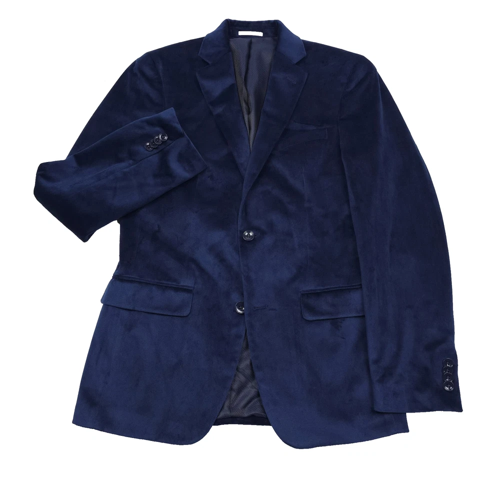 $295 Alfani Slim Fit темно-синий бархат Sport пальто Blazer куртка мужской размер 40R - Изображение 1 из 4