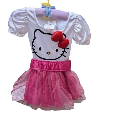 Hello Kitty Ballerina Dress 2T-3T Pink Tutu Toddler Halloween Costume Kawaii - Image 1 of 4