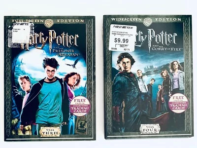 Harry Potter (2) DVDs Includes Trading Cards - Sealed Unopened NIP - Image 1 of 4