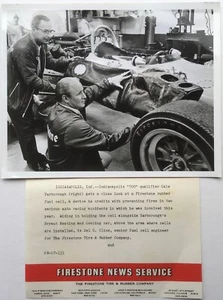 Cale Yarborough Indianapolis Indy 500 Firestone press photograph 1967 - Picture 1 of 2