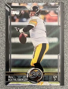 2015 NFL TOPPS BEN ROETHLISBERGER "Topps 60" PITTSBURGH STEELERS CARD #353 - Picture 1 of 2