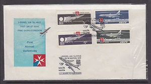 1974 MALTA FIRST AIRMAIL DEFINITIVES COVER. - Picture 1 of 1