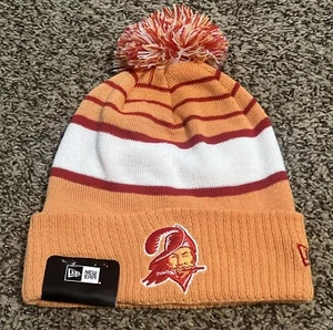 Gorro New Era Tampa Bay Buccaneers 2024 histórico a rayas con puños tejido OSFM - Imagen 1 de 5