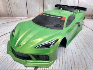 Cuerpo de coche de radiocontrol Chevy Corvette C8 pintado a medida 1/10 en carretera HPI/4Tec2.0/V100/RDS - Imagen 1 de 9