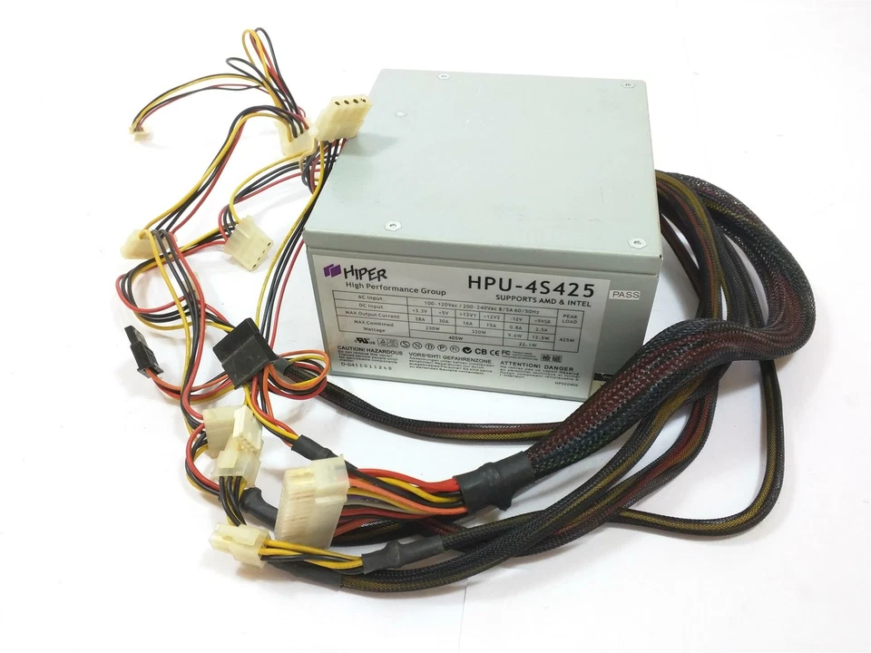 Hiper HPU-4S425 405W 20+4 Pin ATX Desktop Power Supply - Image 1 of 1