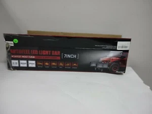 2019 Autofeel 2PCS 7inch 400W LED Light Bar Combo Spot Flood 4WD Truck ATV 9" 6" - Picture 1 of 6