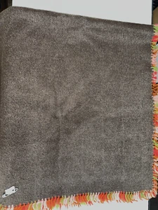 Antique Horse Hair Mohair Wool Buggy Carriage Lap Sleigh Blanket 52x58 - Picture 1 of 9