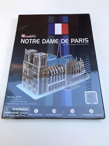 Cubic Fun 3D PUZZLE NOTRE DAME DE PARIS World's Great Architecture C717h 40 Pcs - Picture 1 of 6