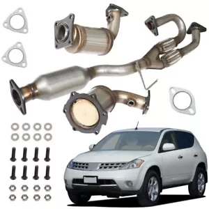 Set of 3 Catalytic Converter Set For 2003 04-2007 Nissan Murano 3.5L Direct-Fit - Foto 1 di 12