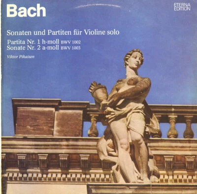 BACH Sonata 2 & Partita 1 for Violin Solo VIKTOR PIKAIZEN Eterna 826608 Black Lb - Image 1 of 3