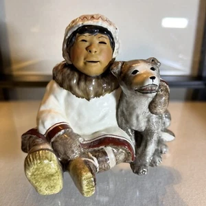 C. Alan Johnson Alaskan Fine Art Jack & Seekoo Figur - Bild 1 von 9