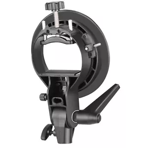 Neewer S-type Flash Speedlite Bracket Mount for Nikon SB900 SB910 Canon 580EX - Picture 1 of 8