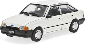 Atlas Ford Escort GL 1988 White 1:43 Scale 4 Inch Diecast Model Car - Picture 1 of 4
