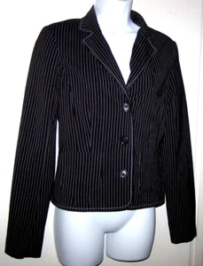 Paul & Joe Women Brown Striped Blazer jacket Size S Juniors - Picture 1 of 3