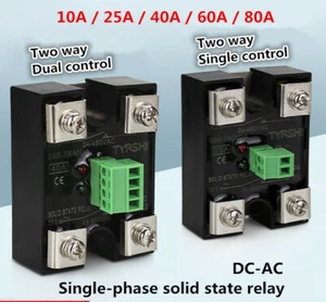 SSR-SK40DA dual-channel dual-control DC-AC single-phase solid-state relay - Picture 1 of 8