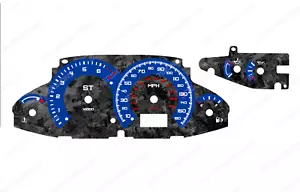 Medidores de tarjetas de esfera de carbono forjado estilo RS Ford Focus ST170 Mk1 - Imagen 1 de 1