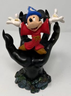 Raro Disney Hechicero Mickey LE Chernabog’s Mano Estatua Fantasía RELOJ PERDIDO Foto 1 de 4