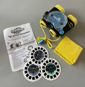 View Master Binoculars 4x12 Batman Bat Man 1998 w/ 3 Batman Reels Plus Case - Picture 1 of 5