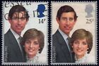 1981 Great Britain SC# 950-951 - F VF - Prince Charles and Diana - Used