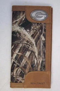 ZEP-PRO Georgia Bulldogs Roper REALTREE MAX-5 Camo Wallet BURLAP GIFT BAG - Picture 1 of 9