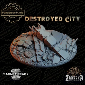 Bases - Destroyed City - Oval 120x92mm (x1) - Imagen 1 de 1