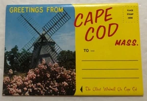 Greetings From Cape Cod, Mass Souvenir Folder - Picture 1 of 2