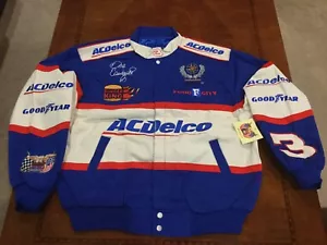 1999 Vintage NASCAR Dale Earnhardt Jr. AC DELCO JACKET XL MINT NWT J.Hamilton - Picture 1 of 11