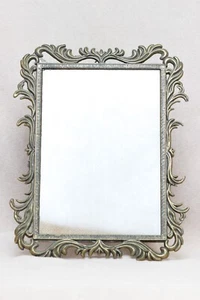 Vintage Italian Made Picture Frame Filigree Ornate Italy Brass Victorian - Picture 1 of 12