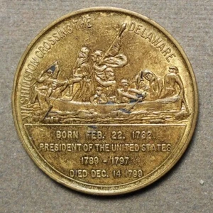 A894 George Washington Bicentennial, 1732-1932 (Bust) Washington Crossing The - Picture 1 of 2