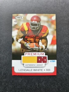 2006 Sage Hit LenDale White 🔥 SP 2 Color Rookie Jersey #'d 11/50! USC Trojans - Picture 1 of 4