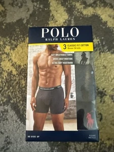 Polo Ralph Lauren Men's Boxer Briefs 3 Pack Cotton XL (40-42) Multi-color - Picture 1 of 11