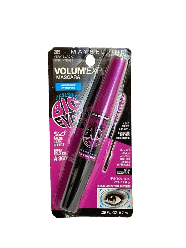 Maybelline Falsies Big Eyes Waterproof Mascara 205 - Very Black