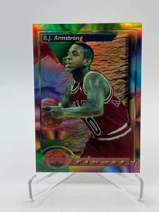 1993-94 TOPPS FINEST B.J. ARMSTRONG #62 REFRACTOR SP CHICAGO BULLS - Picture 1 of 1