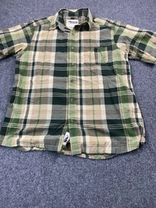 Mountain Khakis Shirt Mens Small Green Plaid Pocket Button Up Casual - Picture 1 of 17