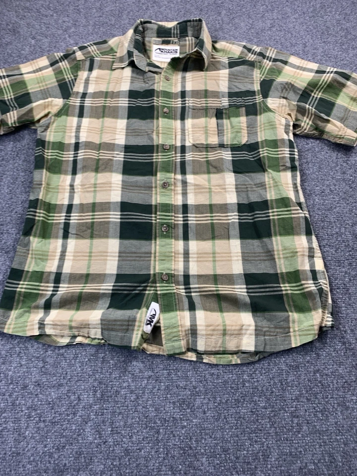 Mountain Khakis Shirt Mens Small Green Plaid Pocket Button Up Casual - Image 1 of 4