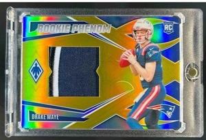 2024 Panini Phoenix Drake Maye Rookie Phenom Patch Gold RC #3/10 Patriots - Picture 1 of 2