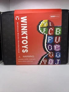 Winktoys Bear Building Block Wonderland Set Toy 5000+ Pcs YS6891 Alphabet Letter - Picture 1 of 4