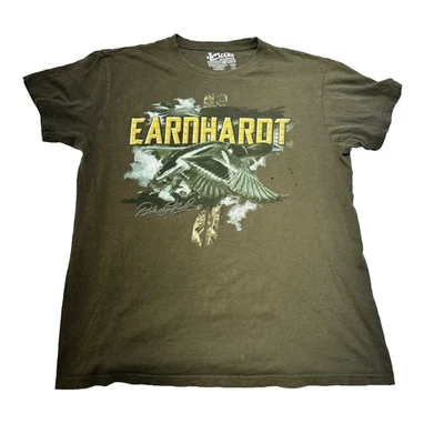 Camiseta Gráfica Dale Earnhardt Persecución Auténtica NASCAR Gansos Voladores Grande RARA Foto 1 de 4