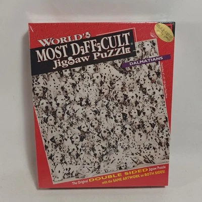 Rompecabezas más difícil del mundo dálmatas 529 piezas doble cara sellado Foto 1 de 4
