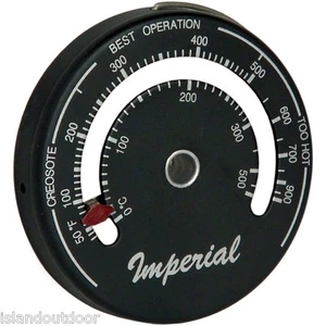 Magnetic Stove Flue Thermometer (Burn Indicator) Imperial Brand Kel Kem - Picture 1 of 6