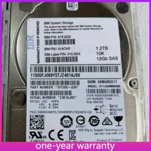 IBM 01AC597 01EJ022 01EJ024 1.2TB 10K RPM 12Gbps 2.5" SAS HDD Hard Drive - Picture 1 of 5