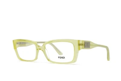 Gafas Fendi para mujer F851 317 verde 51 mm lentes de demostración transparentes NUEVAS Foto 1 de 4